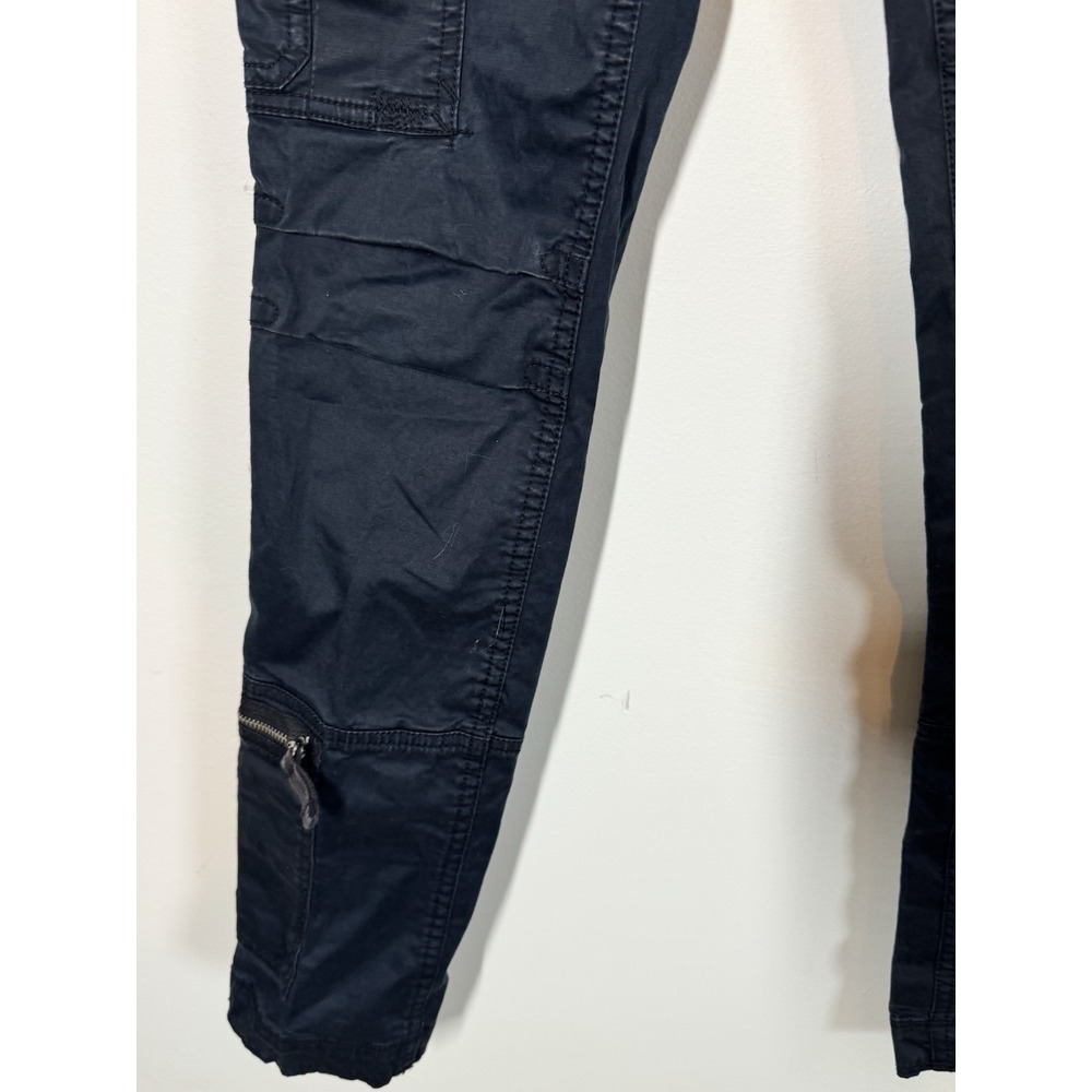 Vintage Ralph Lauren Rugby Women's Slim‎ Fit Cargo Parachute Pants Size 2 Black - Picture 6 of 16